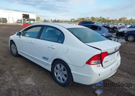 2010 Honda Civic Gx z USA, uszkodzony, nr VIN 19XFA4F53AE000407